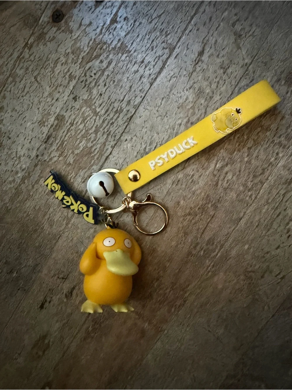 Pokemon Psyduck Yellow Keychain Charm